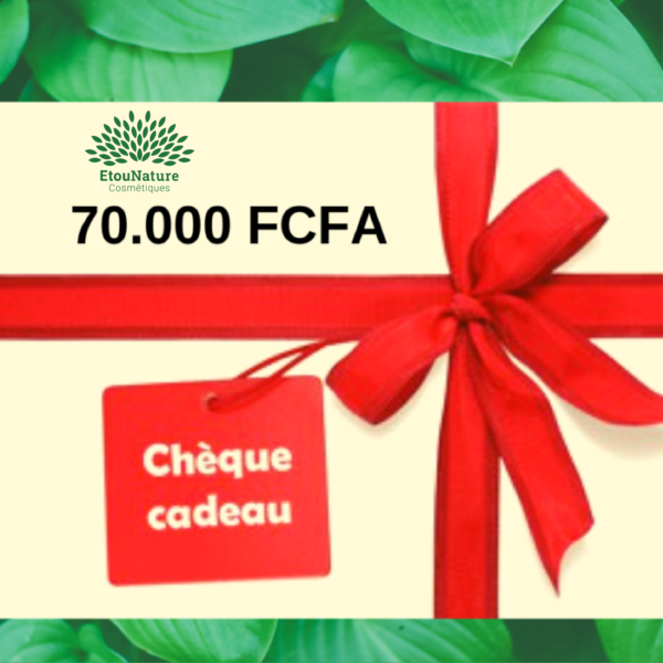 Chèque Cadeau 70.000 FCFA