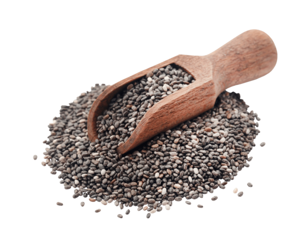 Graines de chia Comme les graines de sésame, sont relativement petites