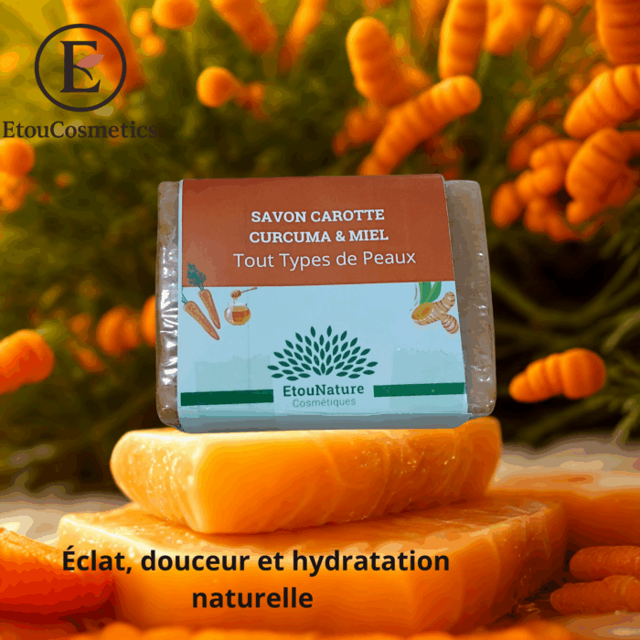 Savon Carotte, Curcuma et miel – Image 2