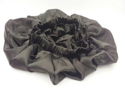 Bonnet satin noir